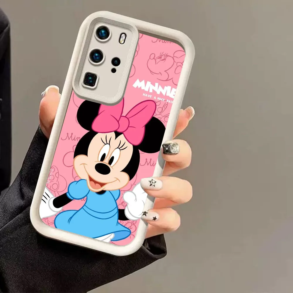 Чехол для телефона JT-10 с Минни Маус Huawei Nova Y61 Y70 Y70S Y90 Magic 5 6 P Smart Mate 20 30 40 50 Pro Plus сзади
