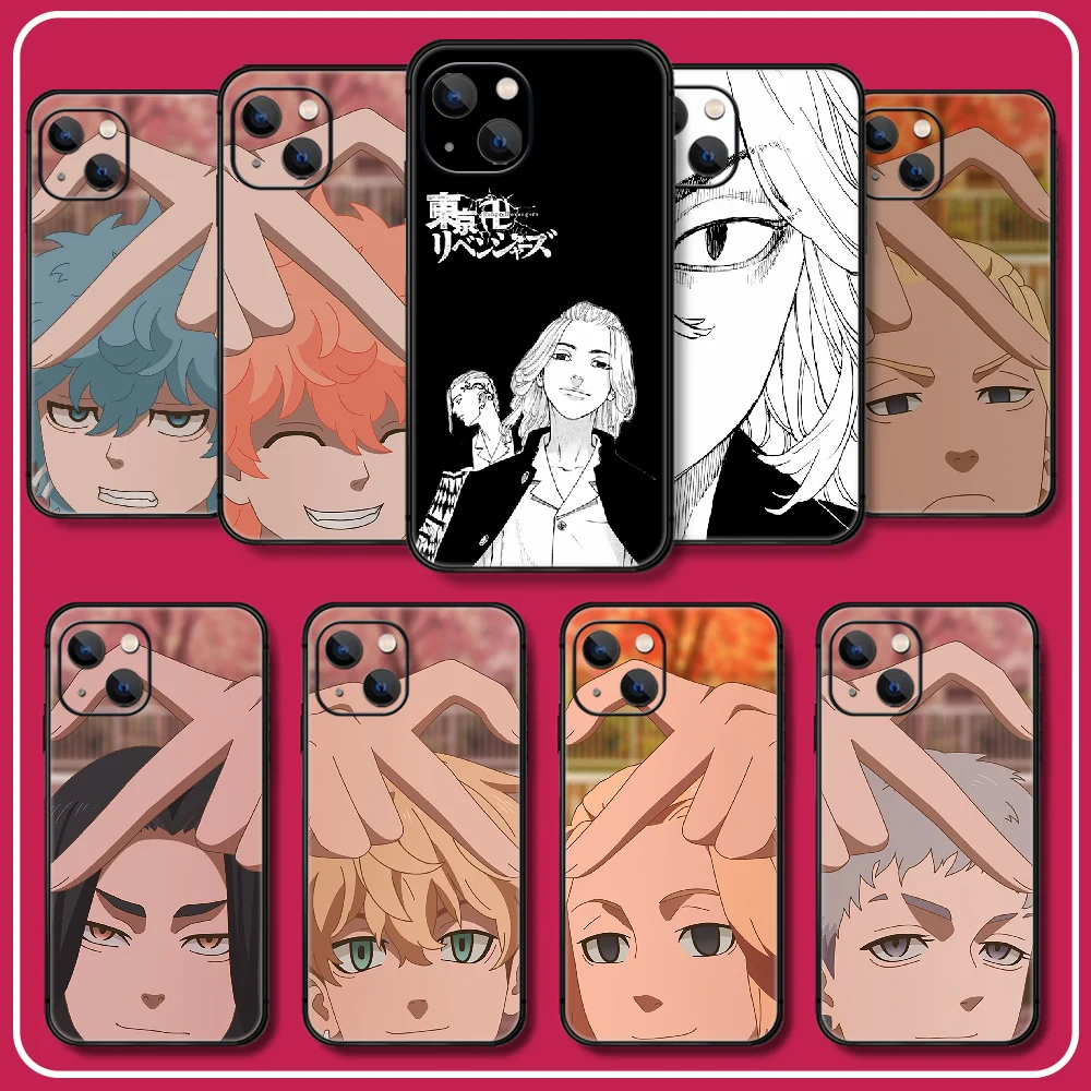

Tokyo Revengers Anime Silicone TPU Phone Case For iPhone 6 6S 7 8 11 12 13 14 Se X Xs Xr Pro Max Plus Mini TPU Soft Cover