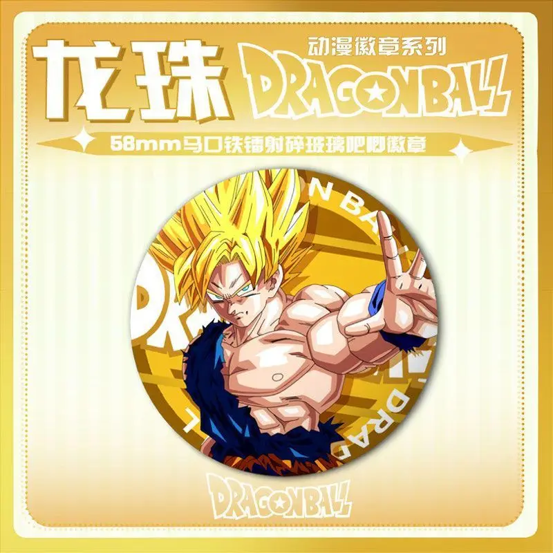 Значок Dragon Ball Son Goku для мужчин и женщин аниме Подвеска периферийного рюкзака