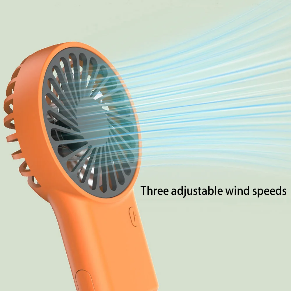 1 шт. креативный маленький ручной мини-вентилятор с USB-зарядкой портативный