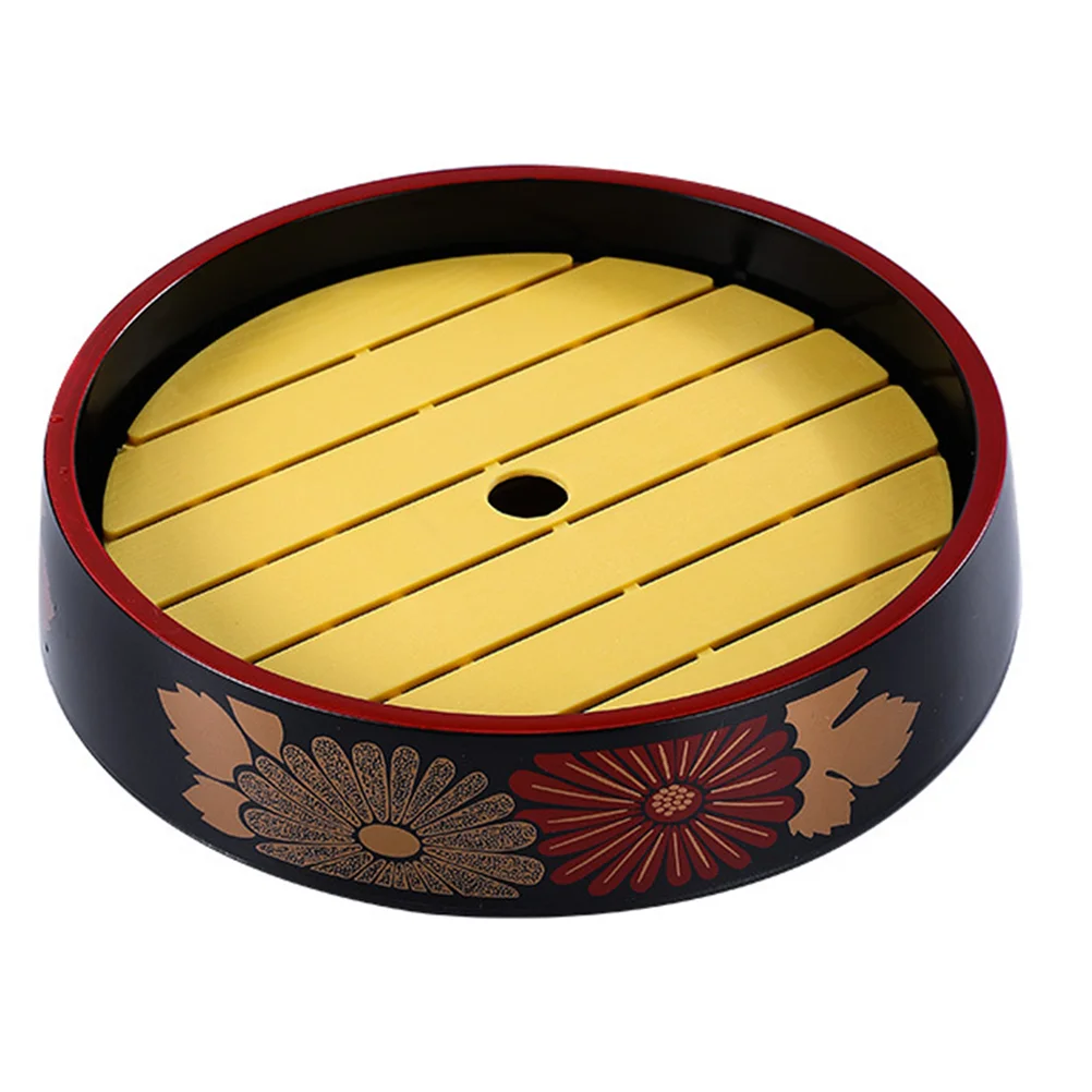 

Sushi Serving Plate Tray Japanese Sashimi Plates Ice Dish Platterbowl Rice Boat Wood Dishes Wooden Appetizer Dry Displaydip