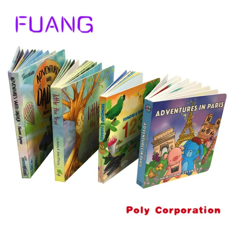 China Publisher Colorful Story Picture Printing Cardboard Children Board Book