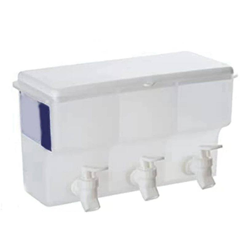 

Пластиковый чайник с 3 отделениями и краном, чайник для фруктов, чайник для холодной воды, емкость для холодных пузырей л