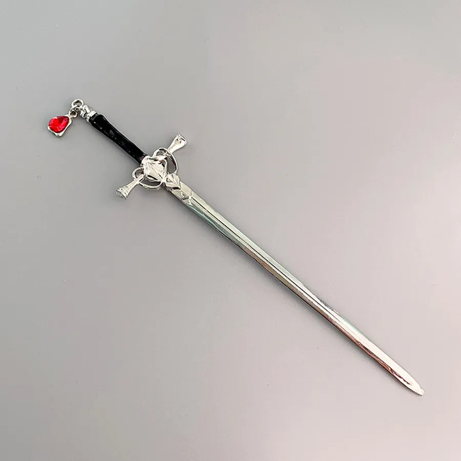 Заколка-пряжка для волос с изображением лилии