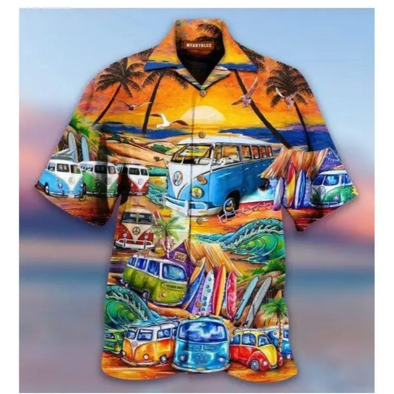 

Hawaii Men's Shirts 3d Dart Club Print Short-sleeves Cuban Shirt Holiday Party Wear Casual Vintage Men's Clothing Streetwear 6xl