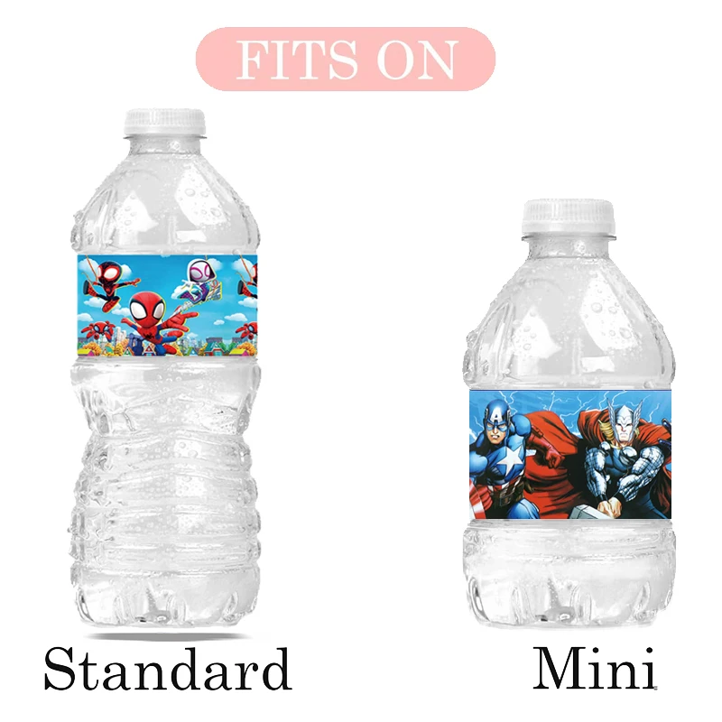 20 шт. водонепроницаемые наклейки на бутылки с водой