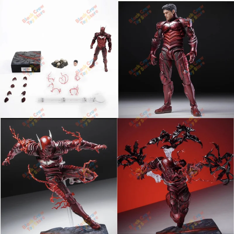 Фото [Отправлено за 18 часов] Коллекционная подвижная фигурка LPZZ Studio DC Dark Night, Red Death, Red Death 1/12, модель-игрушка, подарки №1
