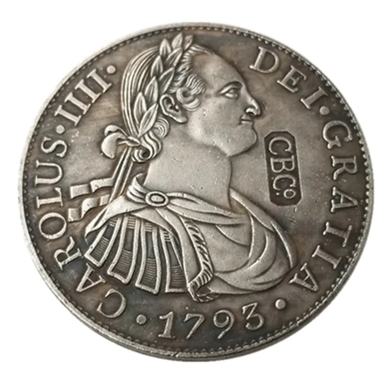 

1793 Европейская игра золотые и серебряные монеты, домашний декор, монета на удачу, волшебные коллекционные монеты, монеты, рождественские по...