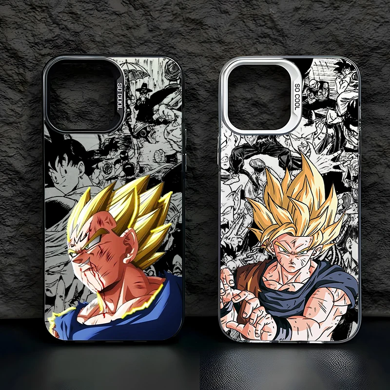 Чехол для телефона Anime D-Dragons Balls Sons-Gokus Samsung Galaxy S25 S24 S23 S22 S21 S20 Note20 FE Ultra Plus 4G 5G AntiFall Matte