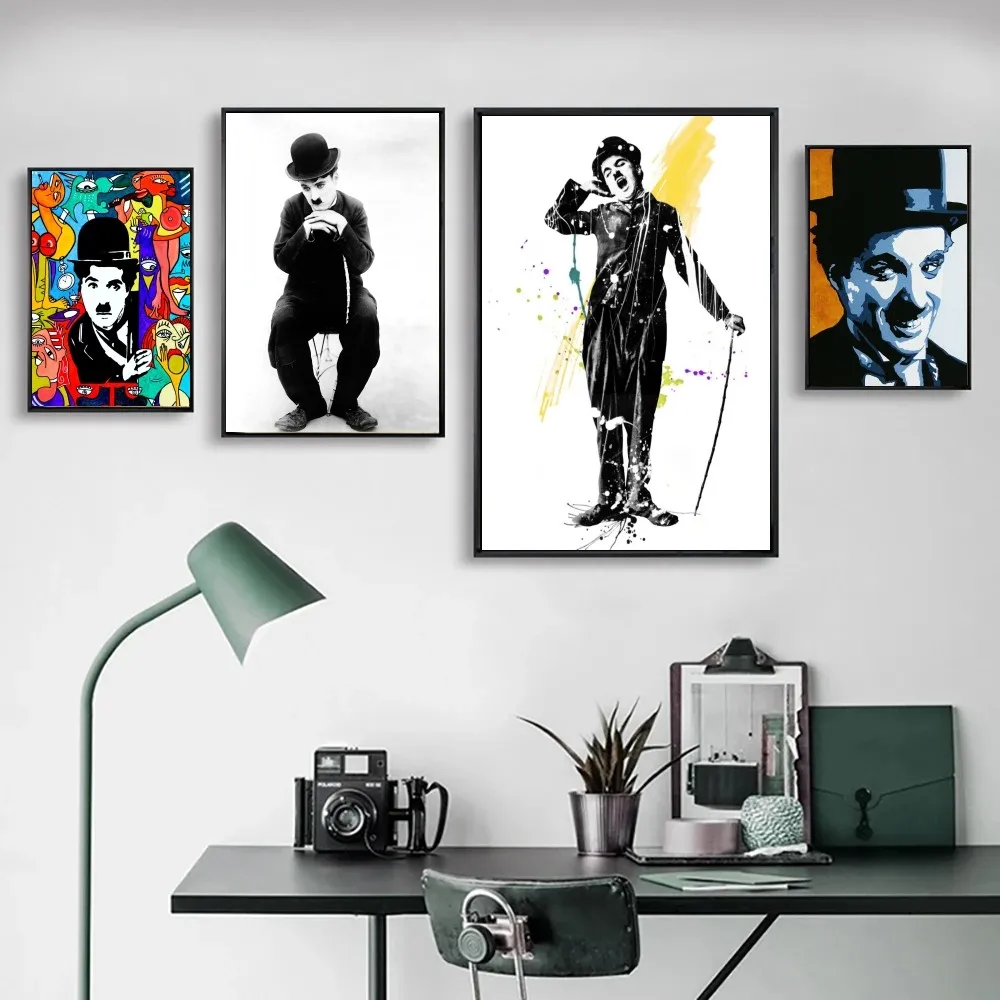 C- Charlies C-каплины плакат настенное искусство домашний декор комнаты цифровая