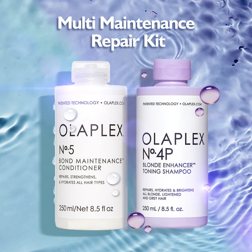 

Olaplex No.4P Shampoo+No.5 Conditioner Set Repair Strengthen Hydrate All Hair Types Professional Hair Care Free Shipping 250ML