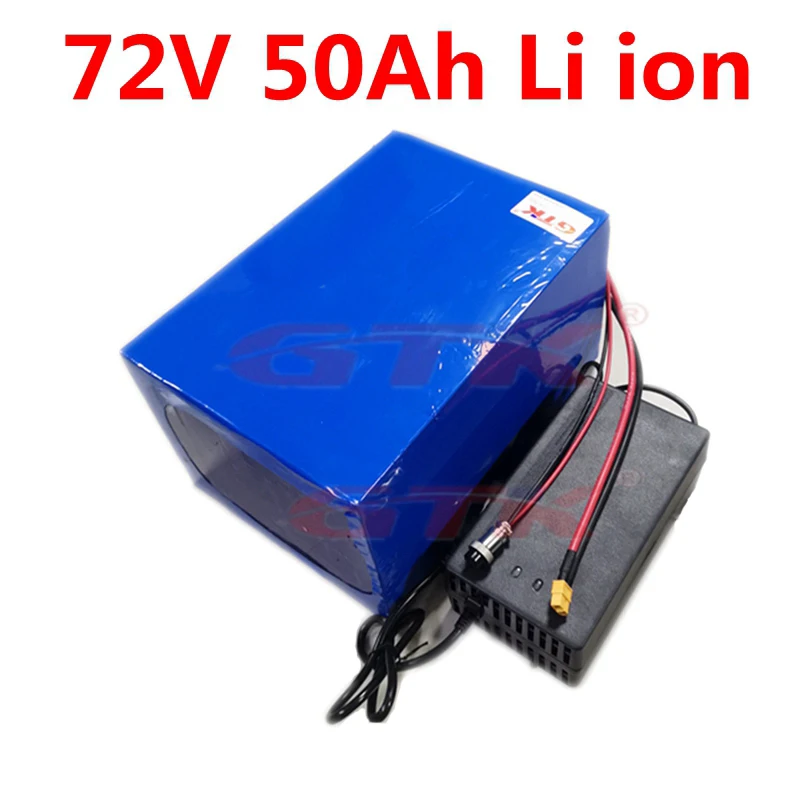 

Batería de iones de litio recargable GTK de 72V, 50ah, 40ah, con BMS para tabla de surf eléctrica, motocicleta cargador de 10A
