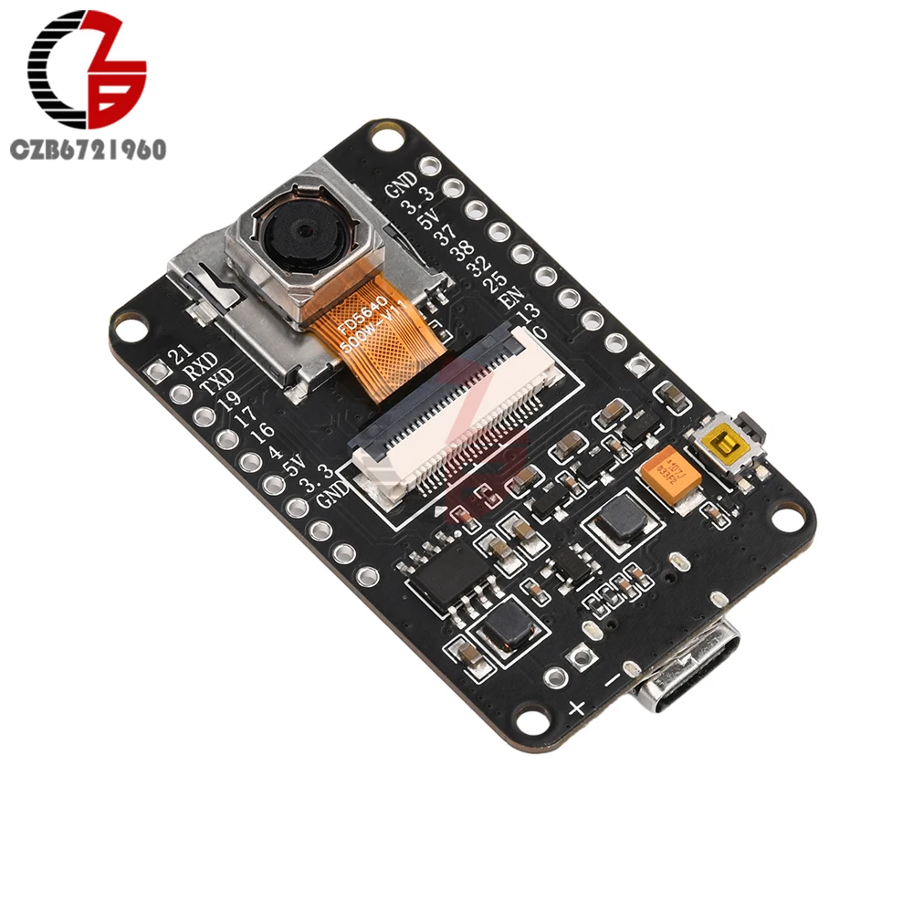 Модуль камеры ESP32-CAM 2 4 ГГц Wi-Fi Bluetooth 8 МБ PSRAM CH340X OV5640 AF-72 мм