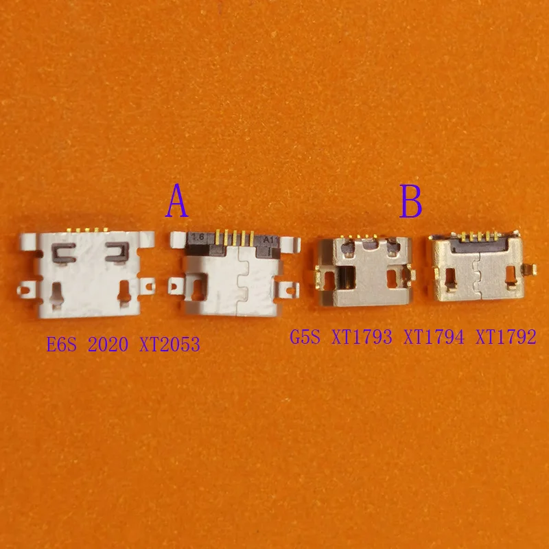 10 шт. Micro Usb зарядное устройство док-станция разъем контактный разъем для Motorola Moto E6S 2020 XT2053 G5S XT1793 XT1794 XT1792