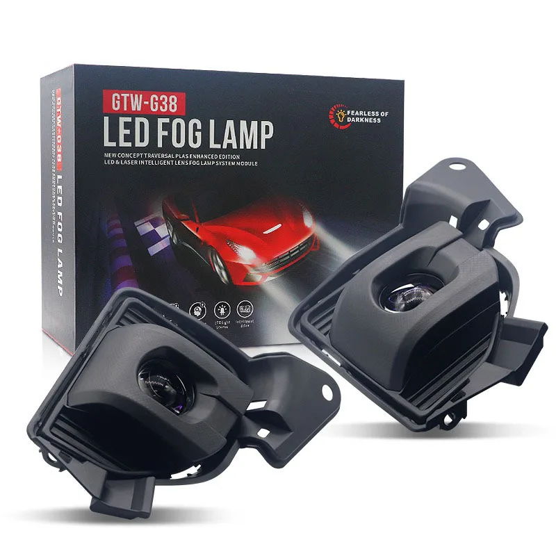 2-дюймовые Bi светодиодный противотуманные фары линзы для проектора Toyota Hiace 2014- 2018