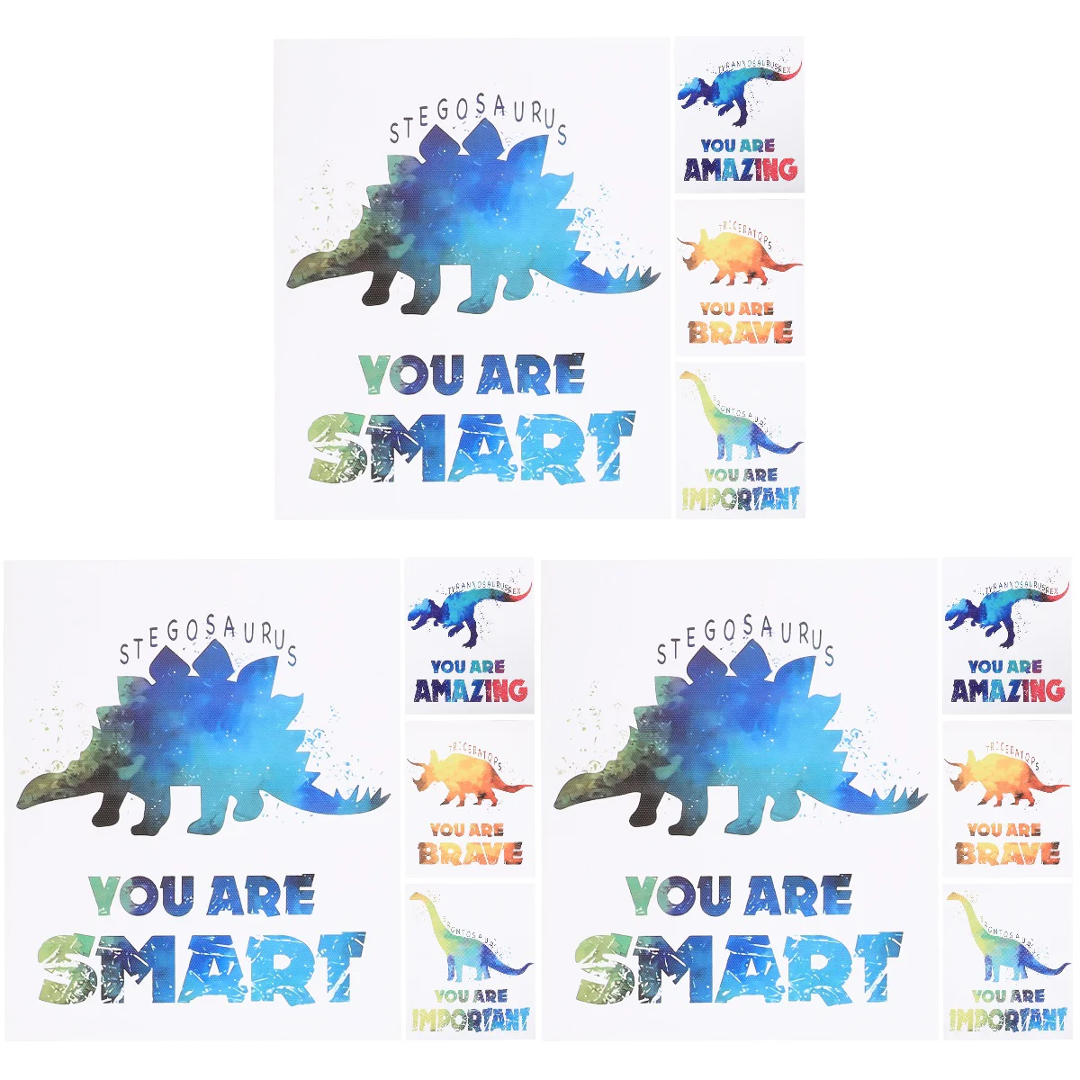 

12 Printed Wall Canvas Animal Paintings Room Decor for Boys