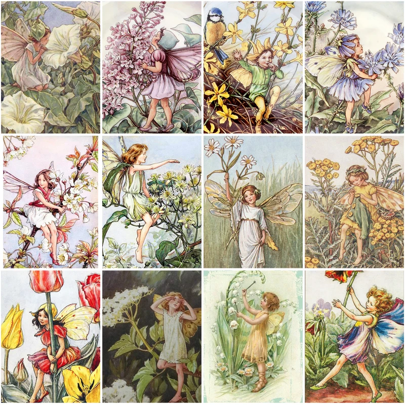 

5D DIY Diamond Painting Angel Girl Cross Stitch Kit Full Drill Embroidery Mosaic Art Picture Of Rhinestones Gift Decor