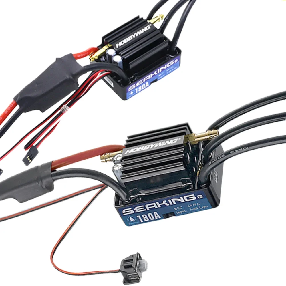 Hobbywing SeaKing 180A V3 2-6s Водонепроницаемый бесщеточный ESC с водяным охлаждением и