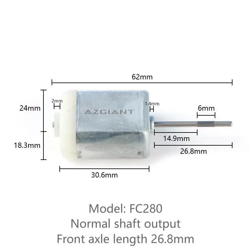 

AZGIANT двигатель блокировки для дверного замка автомобиля 12 В постоянного тока двигатель FC130 FC280 высокоскоростной двигатель DIY универсальные аксессуары