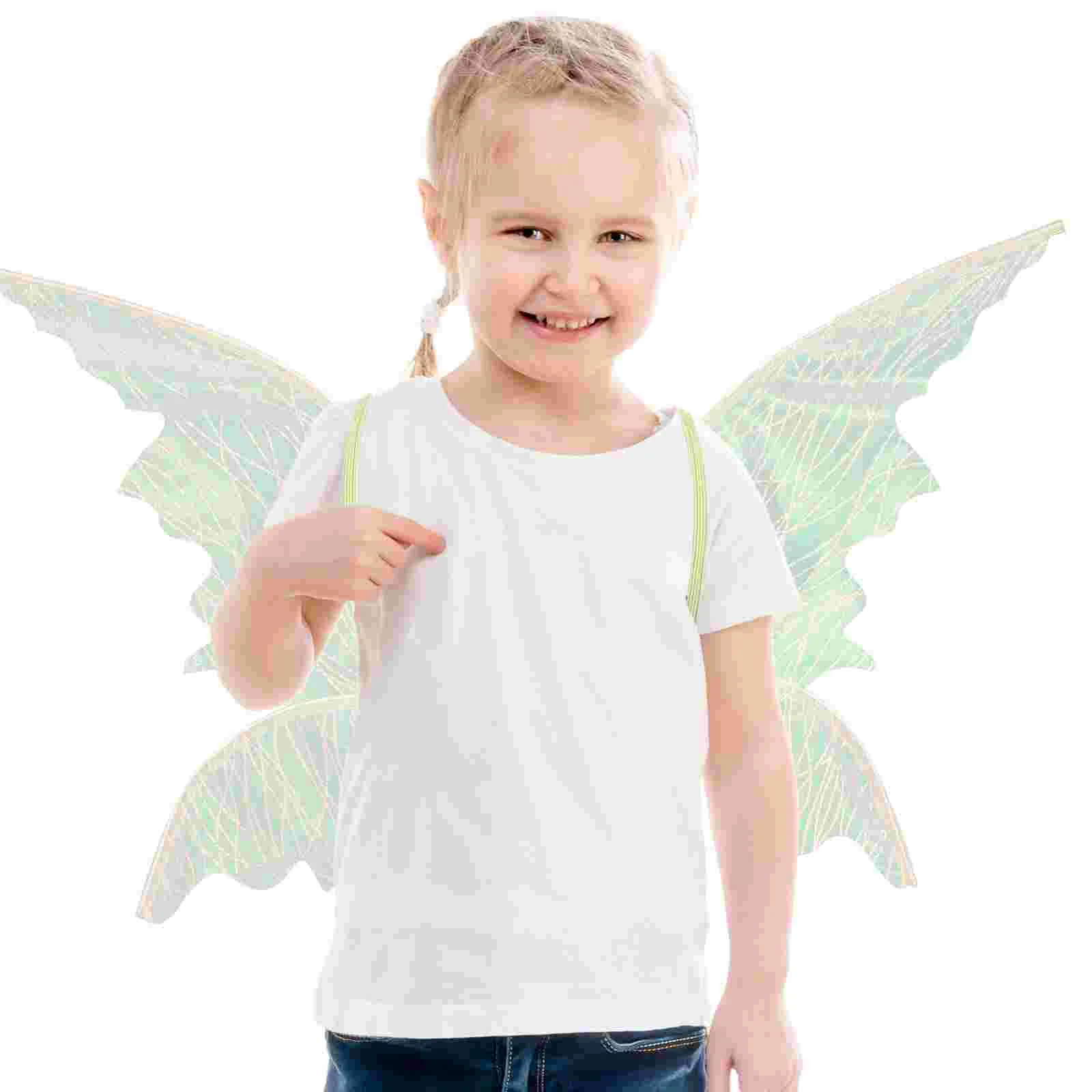 

Bronzing Colorful Wings Butterflies Girls Cosplay Costume Angel Fairy Adult Adults Party Supplies Kids Princess Elf