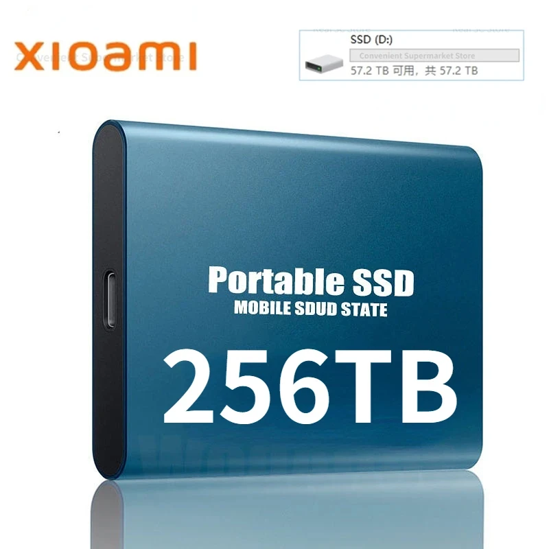 

Portable High-speed Mobile Solid State Drive 4TB 8TB 16TB 32TB 64TB SSD Mobile Hard Drives External Storage Decives for Laptop