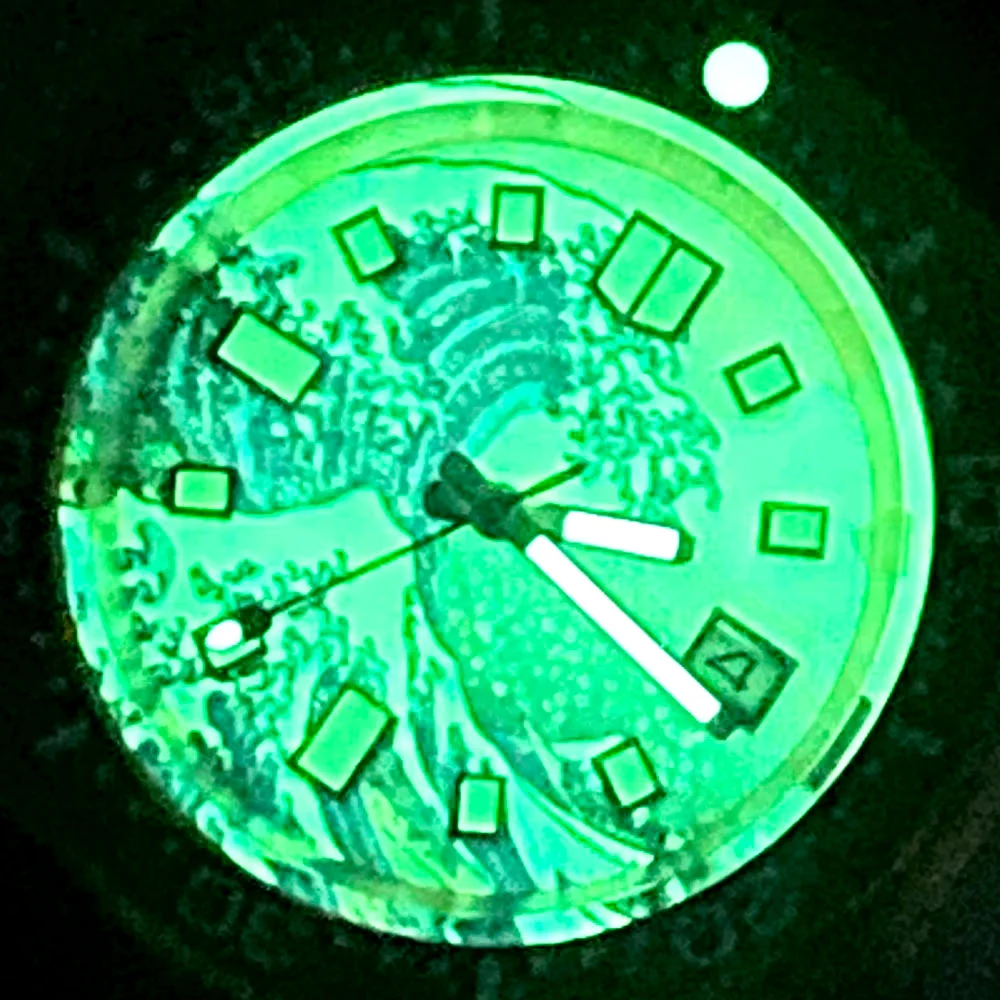 Мужские автоматические часы NH35A CUSN8 из твердой бронзы для дайвинга 20 атм