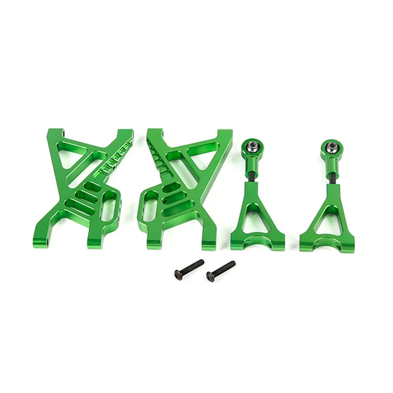 

1Set Rc Car Toys Games Parts Rear Suspension Arm Kit Fit For 1/5 HPI ROFUN BAHA ROVAN KM BAJA 5B 5T 5SC Green