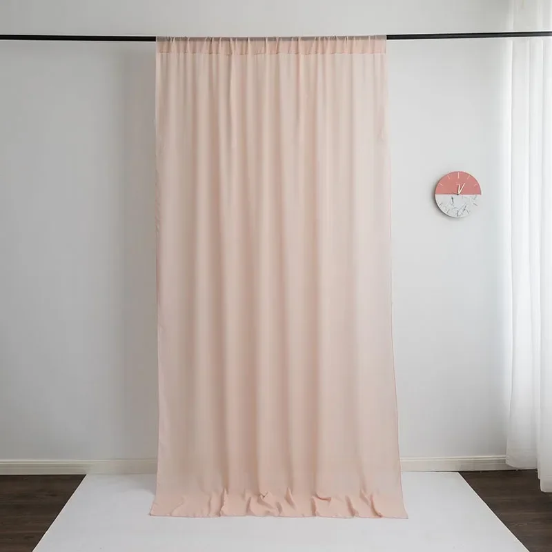 Однотонный экран для отеля свадьбы банкета фотография декорация занавески