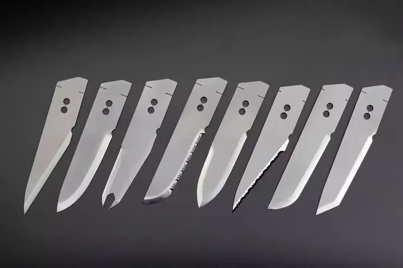 Сменное бытовое лезвие для ножа 5CR25 MOV 1 шт. совместимое с рукояткой обычного