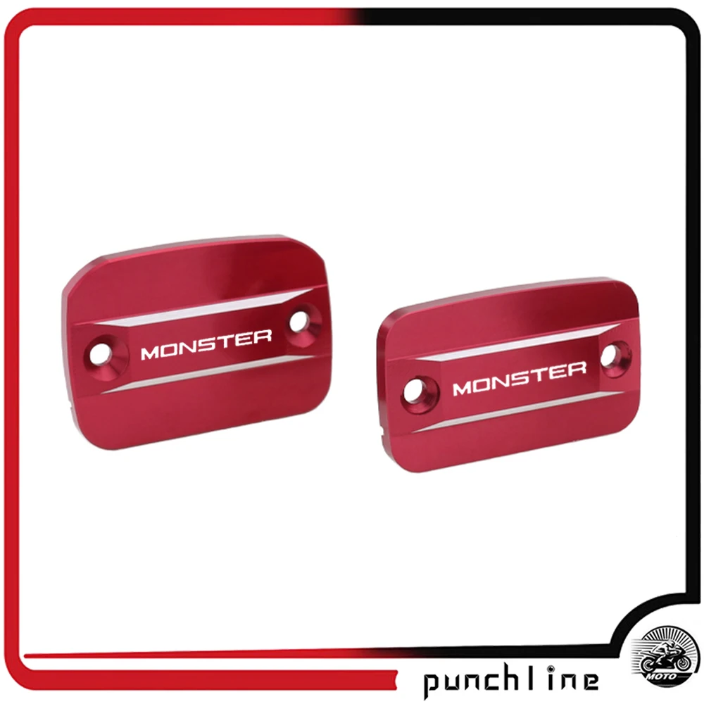 

For Monster 659 2013-2015 696 2008-2014 796 Monster 795 2010-2014 Front Brake Clutch Cylinder Fluid Reservoir Cover