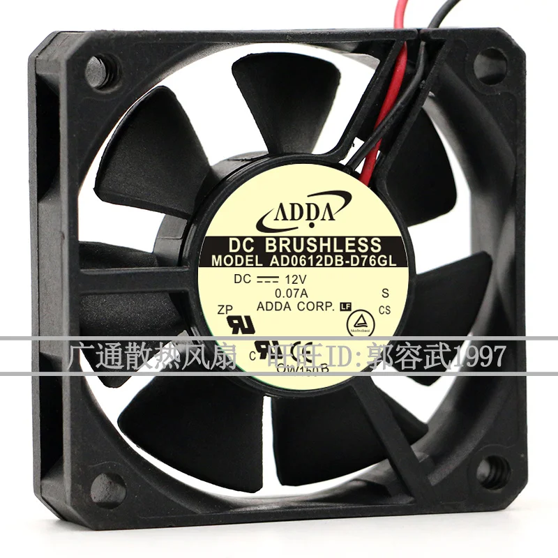 Новая оригинальная версия AD0612DB-D76GL 6015 gl 6015 00v 0.07A 6CM рассеивает тепловые вентиляторы