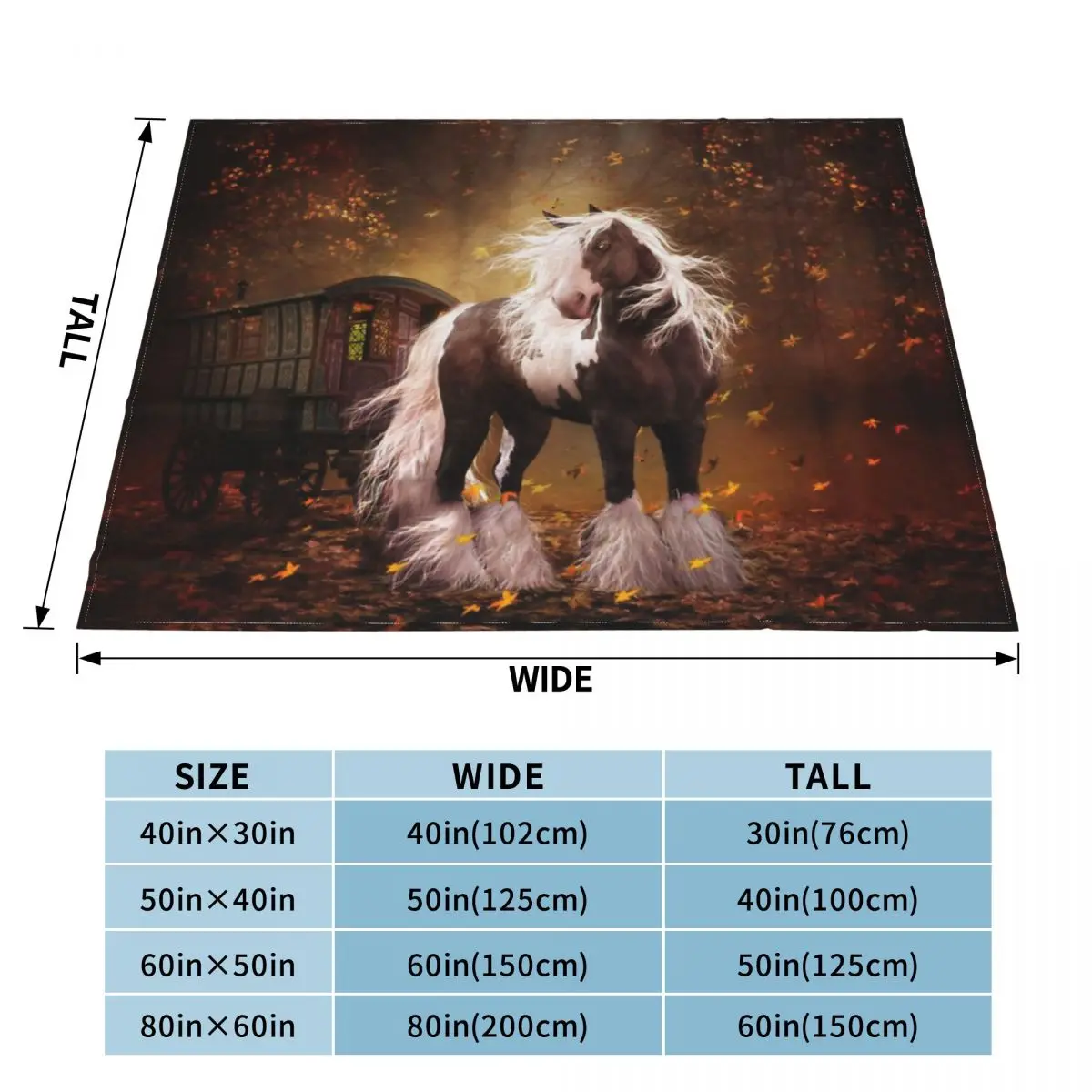 Цыганское Золото - Цыганский Венер Лошадь Покрывало для детей