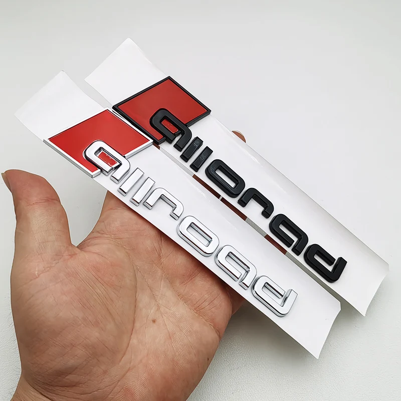 Audi Allroad 3D ABS Хромированный Черный Эмблема Логотип Письмо Багажник Значок Для