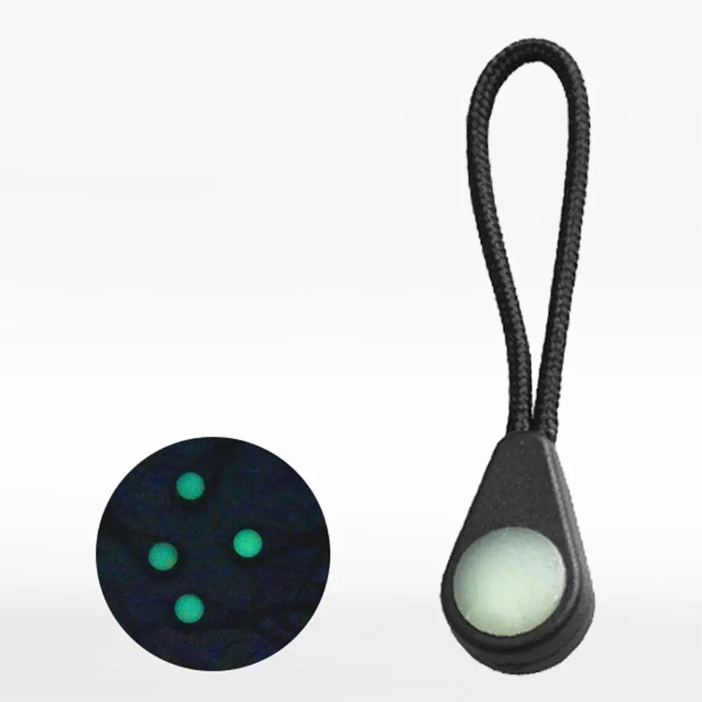 

10pcs Luminous Zipper Pullers Kit Outdoor Camping Hiking Anti-lost Backpacks Zipper Pullers Ideal Marker Drop shipping