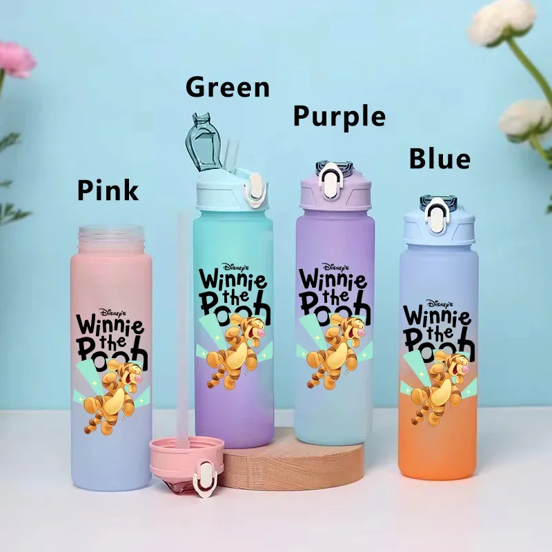 750 мл плюшевый мишка детская соломенная градиентная чашка для воды студенческая