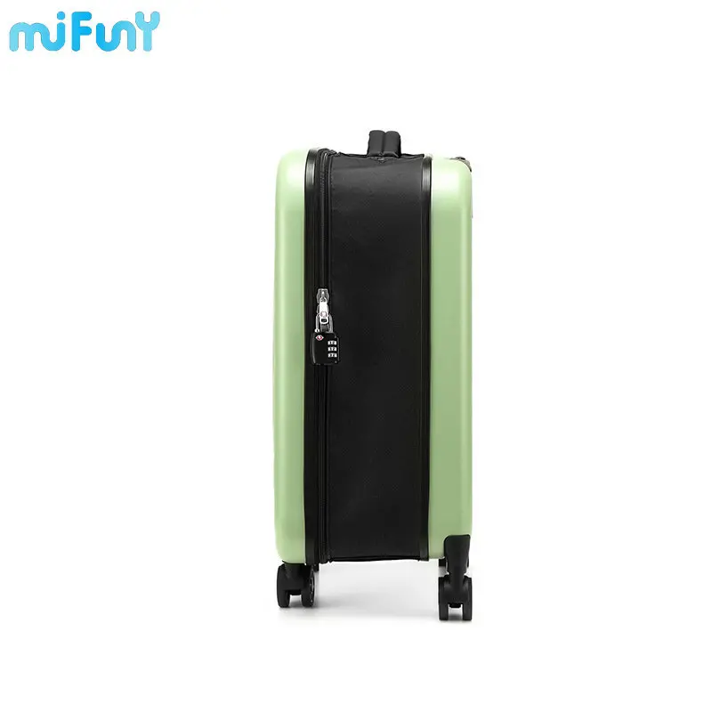 MiFuny Folding Rolling Luggage Hole Style Suitcase Set Travel Luggage Carry on Luggage with Wheels Trolley Portable Storage Case