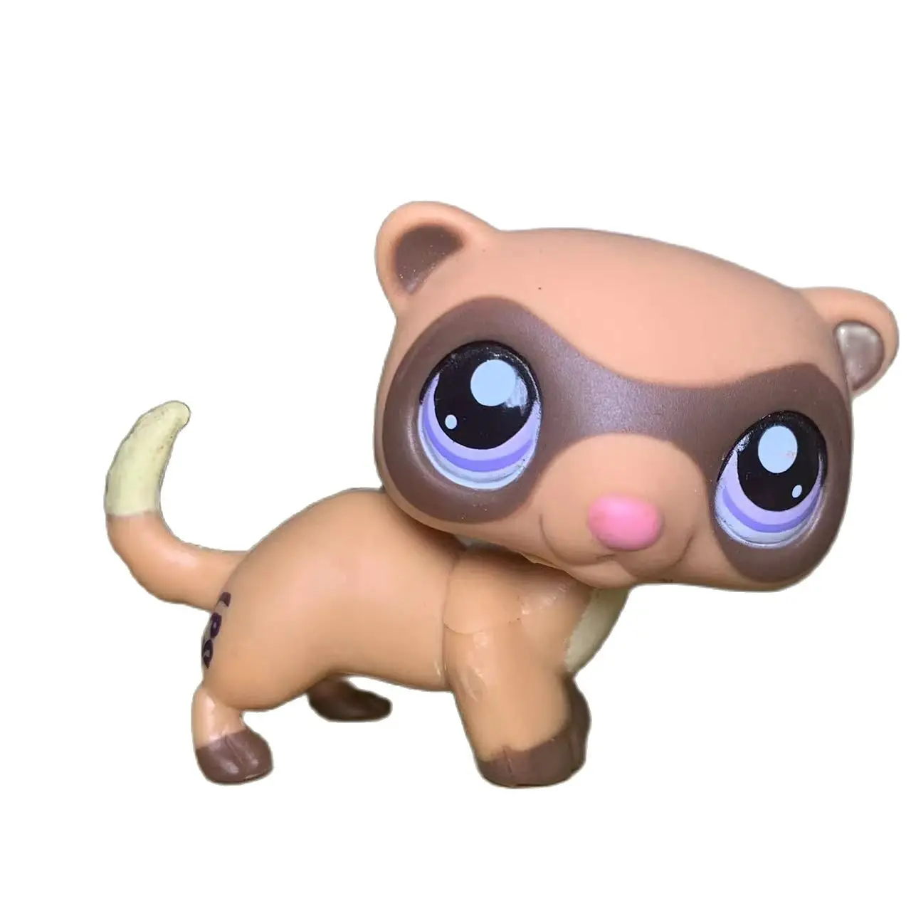 LPS маленькие животные игрушка для зоомагазина 2006 хорька 1612 серые кремовые цветы