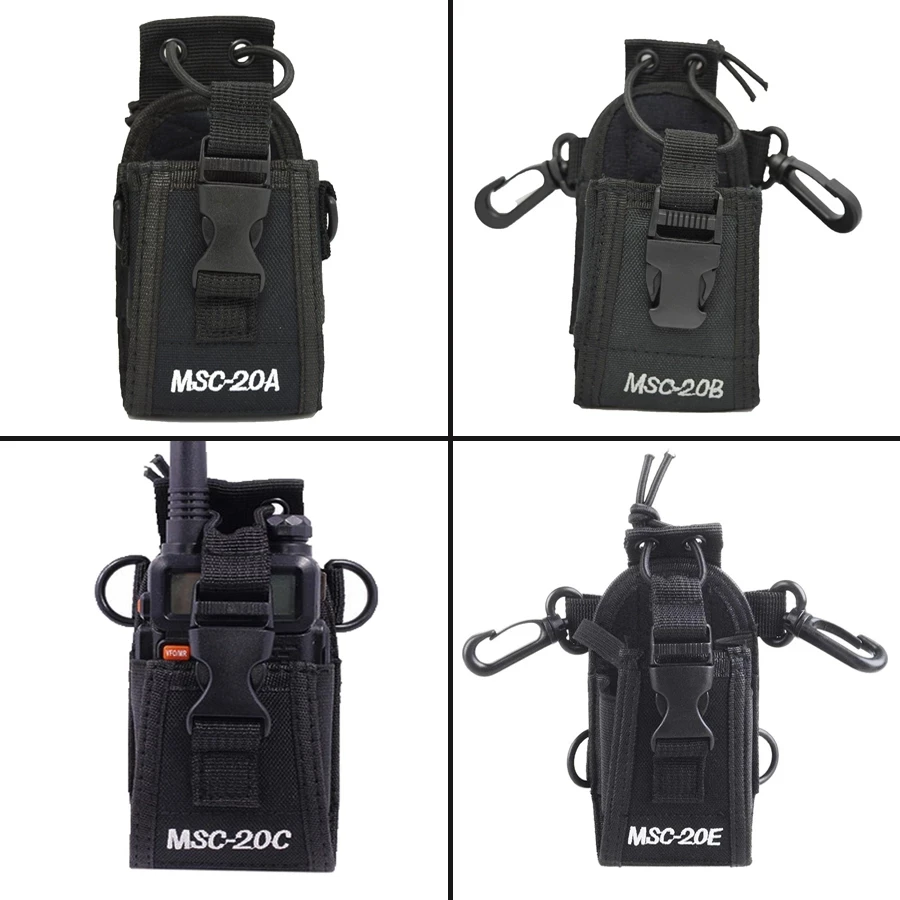 New Nylon Bag Carry Case Radio Case Holder For Baofeng walkie talkie UV-5R UV-82 BF-888S MSC-20A MSC-20B MSC-20C MSC-20E