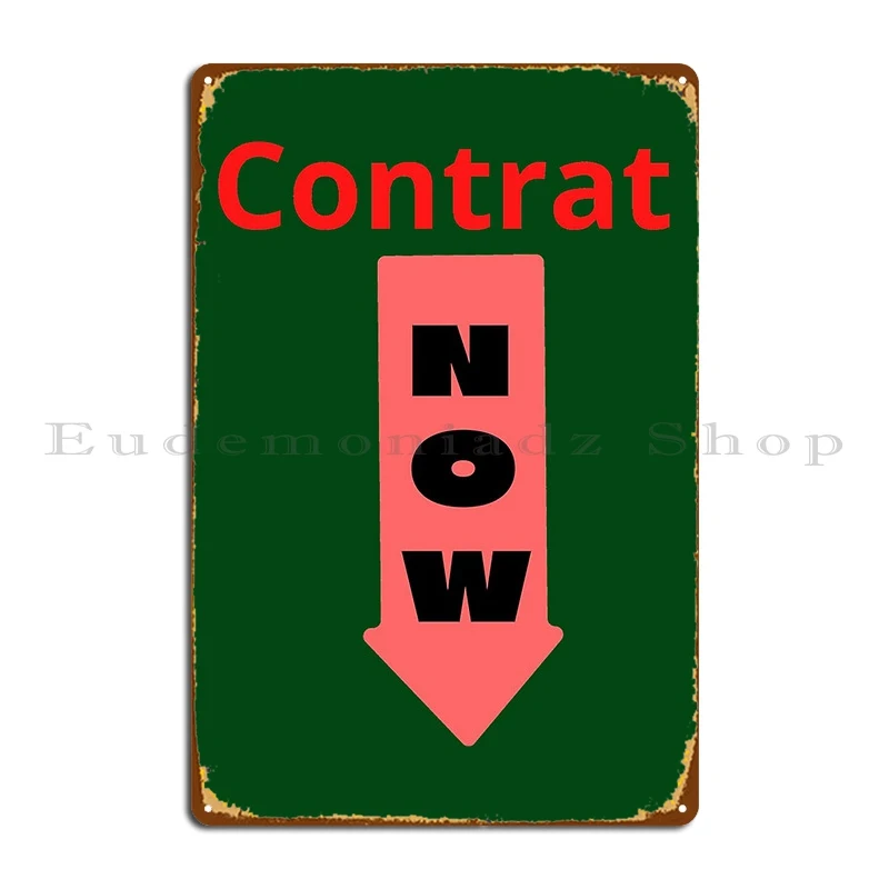 Контракт сейчас Snl металлический плакат Клубное украшение паб Ретро дизайн