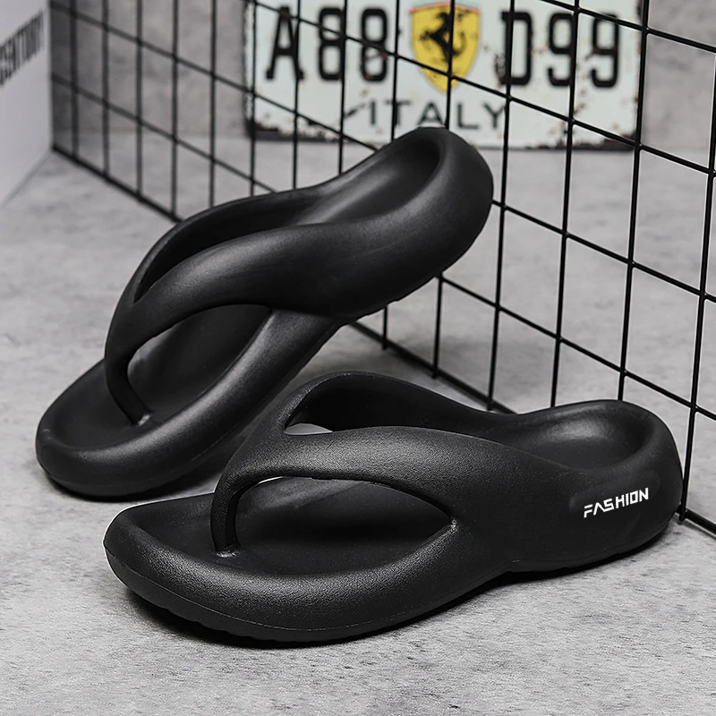 

Сандалии для мужчин и женщин, мягкие удобные тапочки, уличная прогулочная обувь, повседневные Нескользящие, пляжная обувь на толстой подошве