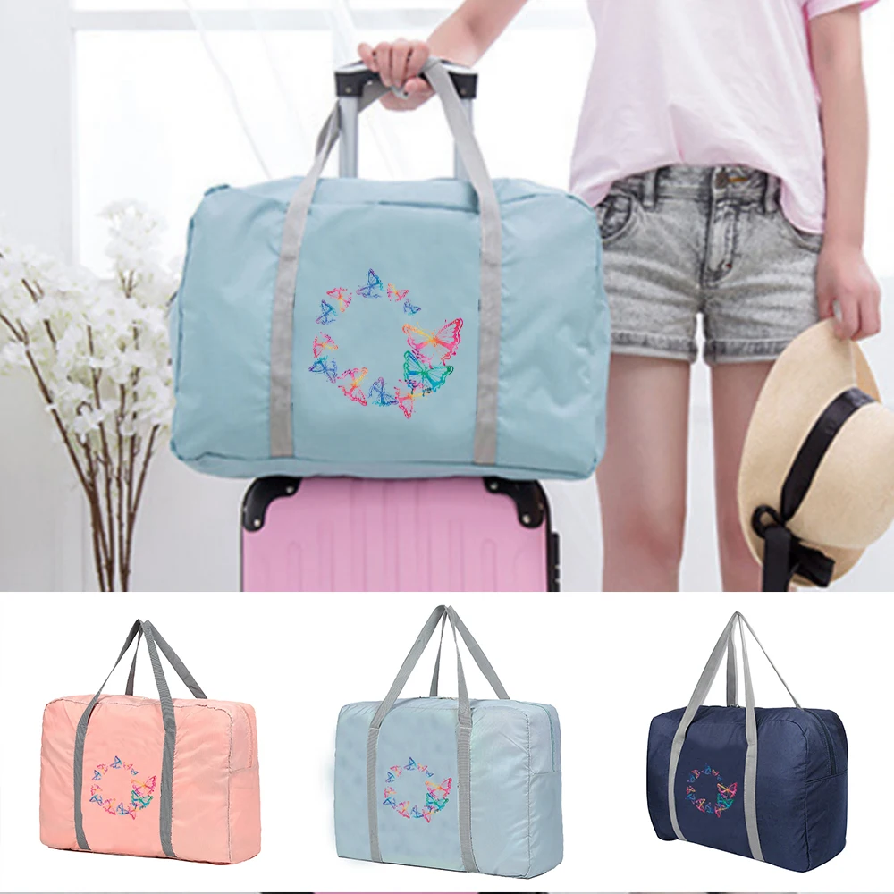 

2023 Women Large Duffle Travel Tote Bags Grocery Organizer Holiday Accessories Traveling Luggage Bag Men Carry Foldable Handbags