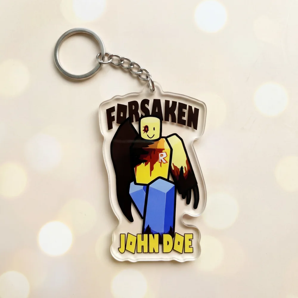Фото Акриловый брелок Game Forsaken, 6 см, персонаж Гост 1337 (Two Time 1x1x1x1), подвеска Шедлэтски, шарм для сумки, коллекционный подарок для фанатов №2