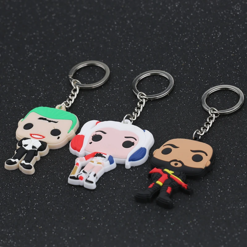 Брелок для ключей Квадрокоптер Джаред Лето Джокер Марго Робби Квинс Уилл Смит