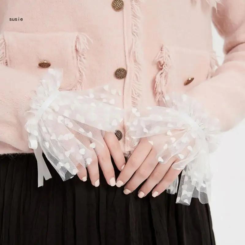 X7YA Девичник Свадебный Браслет Белый Тюль Подарок Невесте Душ Свадебная Ночь