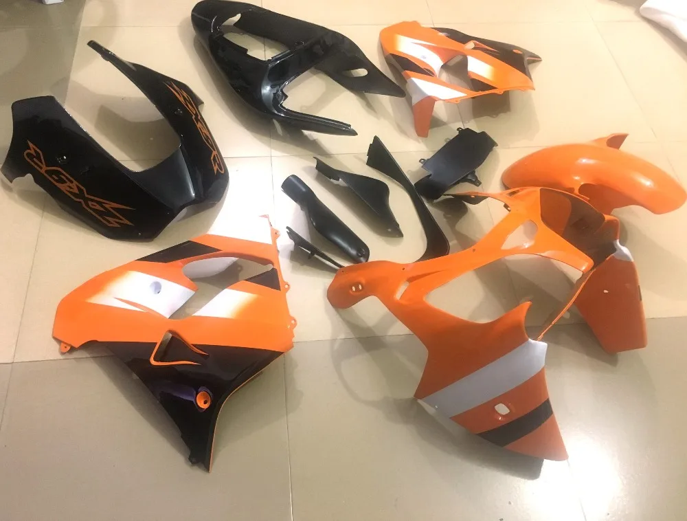 

Fairing For Kawasaki ZX9R 02 03 Parts Ninja ZX-9R 2002 2003 ZX 9R orange white Black yellow Bodyworks Aftermarket Fairing Kit