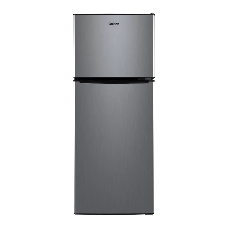 Galanz 4.6. Cu ft Two Door Mini Refrigerator with Freezer, S