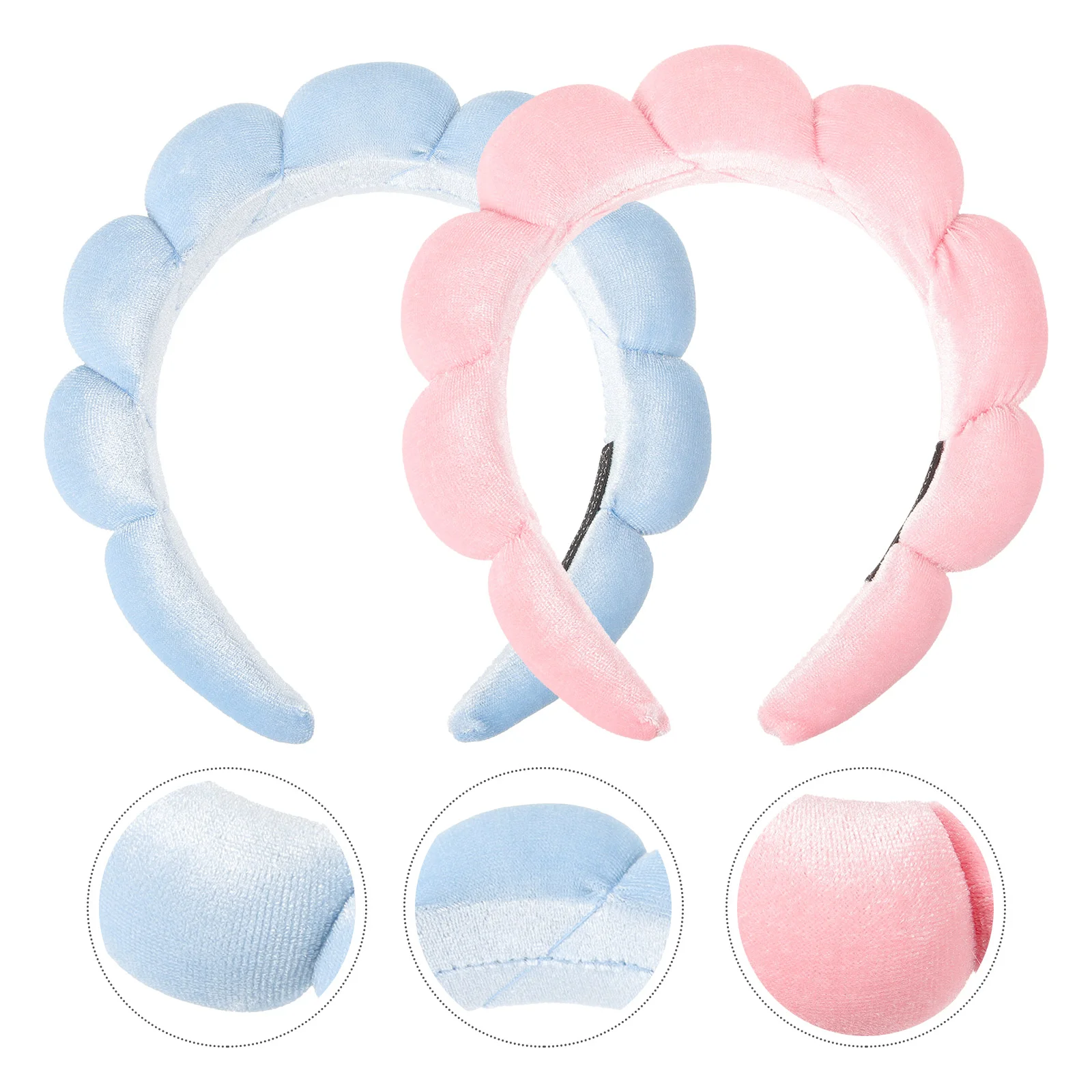 

2 шт., широкий ободок с подкладкой, декоративная объемная повязка на голову, Женский ободок с подкладкой