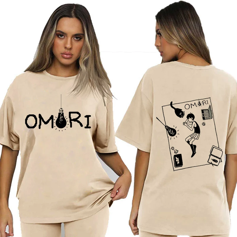 Эстетические летние топы Omori Graphic Y2k футболка для женщин и мужчин Harajuku забавная