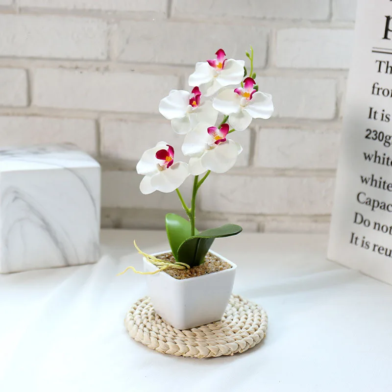 

New Product Simulation Flower Phalaenopsis Bonsai Creative Decoration Simulation Plant Family Decoration