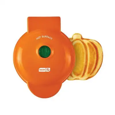

Mini Pumpkin Shape Waffle Maker Orange
